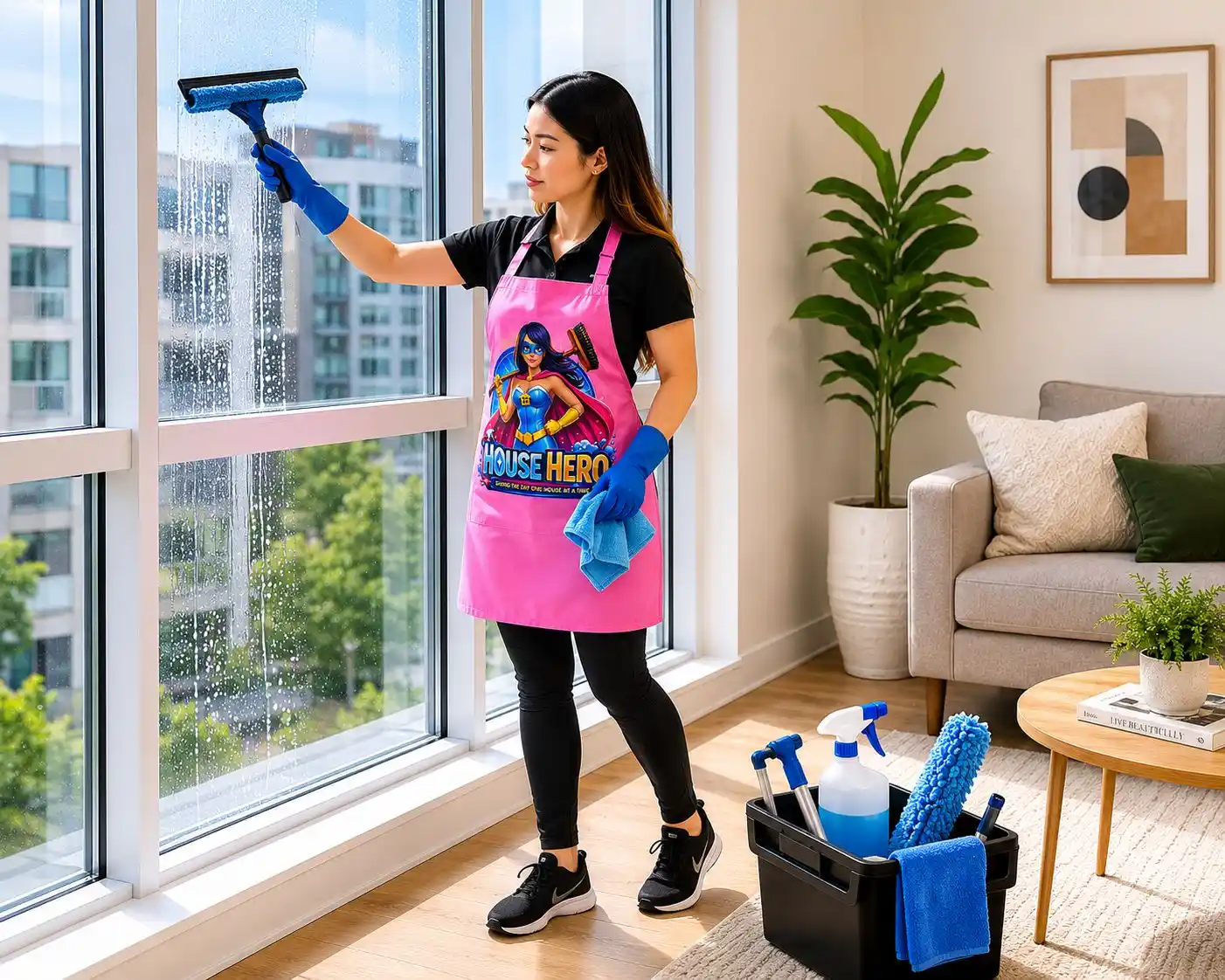 Window cleaning (inside)